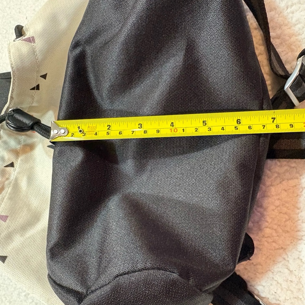 Sherpani Black and Cream Triangle Print Backpack - Picture 13 of 15